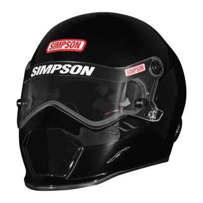 Simpson Safety - Simpson Safety 9290022 Kingsnake SA2025 Medium Racing Helmet Gloss Black
