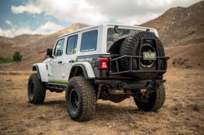 DV8 Offroad - DV8 Offroad TCJL-14 Body Mounted Tire Carrier for 18-26 Jeep Wrangler JL
