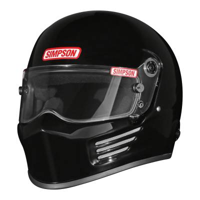 Simpson Safety - Simpson Safety 9200012 Bandit SA2025 Small Racing Helmet-Gloss Black