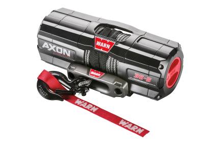 Warn - Warn 110230 AXON 35-S Synthetic Rope Winch w/Plow Mode