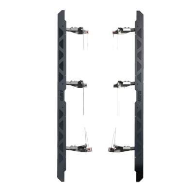 Asfir 4x4 - Asfir 4x4 541350 Step Nerf Bar Kit Rock Sliders for 20+ Jeep Gladiator JT