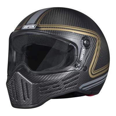 Simpson Motorcycle - Simpson Motorcycle M30SLIPCSM M30 Bandit Small Motorcycle Helmet Carbon Fiber
