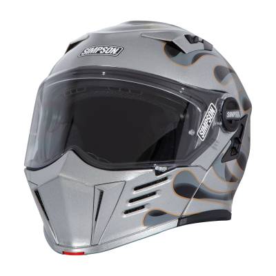 Simpson Motorcycle - Simpson Motorcycle M59WF2MD Mod Bandit Medium Motorcycle Helmet Wildfire