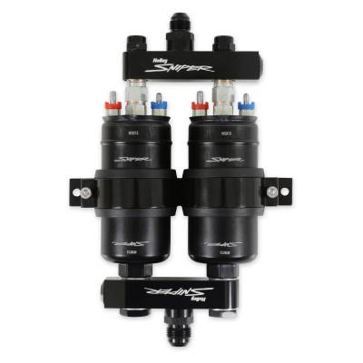 Holley Sniper EFI - Holley Sniper EFI 12-270 Electric Twin 3.5gpm Fuel Pump & Manifold Kit