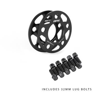 APR - APR KT100015 Wheel Spacer Kit Pair 5x112 4mm Thick 66.5 CB w/10 32mm Bolts