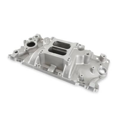 Holley - Holley 300-64 Engine Intake Manifold w/EGR for 87+ Cast Head Chevy/GMC/Pontiac
