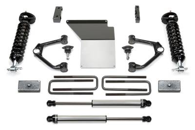 Fabtech - Fabtech FTS21205 4" FR/RR UCA Lift Kit w/Shocks for 14-18 Silverado/Sierra 1500