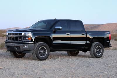 Fabtech - Fabtech FTS21206 3? FR/RR UCA Lift Kit w/Shocks for 14-18 Silverado/Sierra 1500