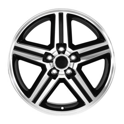 REV Wheels - REV Wheels 652MB 18x8 5x4.75 0mm Polished/Black 652MB-8834