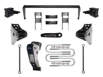 ICON Vehicle Dynamics - ICON K34000-99 4.5" Lift Hanger & Block Kit for 00-04 Ford F250/F350