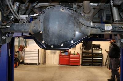 Van Compass - Van Compass 3021 Rear Differential Skid Plate for Ford Transit