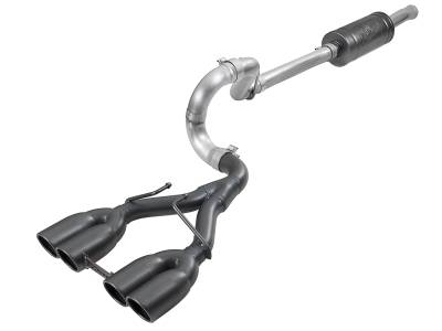 aFe Power - aFe 49-38073-B 2.5" SS Cat-Back Exhaust System for 18-26 Jeep Wrangler JL 3.6L