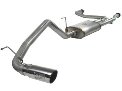 aFe Power - aFe 49-46102-P Mach Force XP 2.5-3" Cat-Back Exhaust System for 04-15 Titan 5.6L