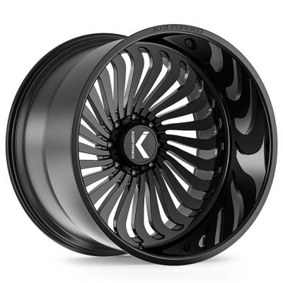 KG1 Wheels - KG1 Wheels KC090221088GB KC090 Allure 22x10 8x180 -44mm Gloss Black