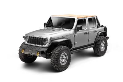 Go Rhino - Go Rhino 20450674PC E1 Electric Running Board Kit for 18-24 Wrangler JL