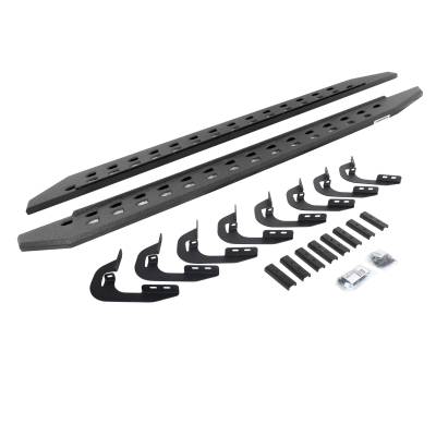 Go Rhino - Go Rhino 69404880ST RB20 Slim Line Running Boards w/Brackets 19+ Silv/Sierra DBL