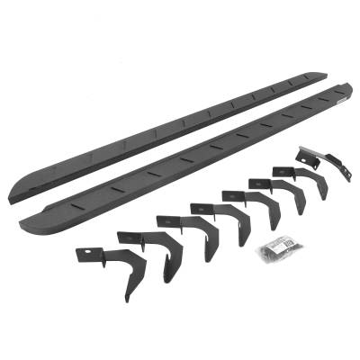 Go Rhino - Go Rhino 63404880ST RB10 Slim Line Running Boards w/Mounting Brackets Kit