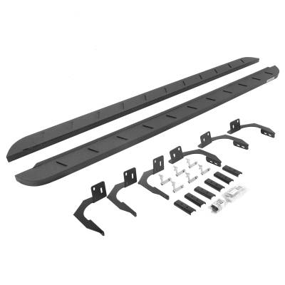 Go Rhino - Go Rhino 63409980ST RB10 Slim Line Running Boards w/Mounting Brackets Kit