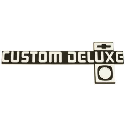 Trim Parts - Trim Parts 9688 81-87 Chevrolet Custom Deluxe Dash Emblem