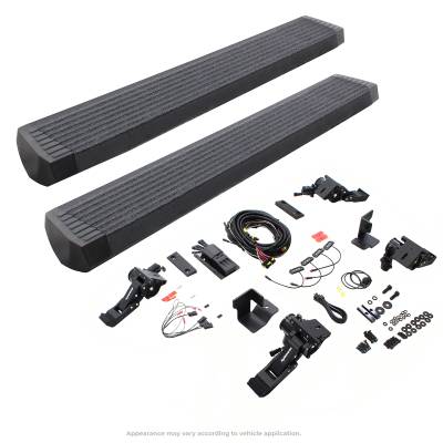 Go Rhino - Go Rhino 20450674T E1 Electric Running Board Kit for 18-24 Wrangler JL