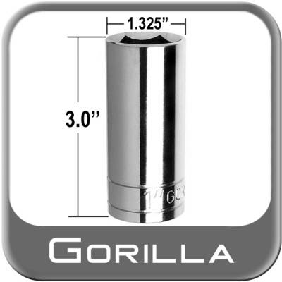 Gorilla Automotive - Gorilla 1316SKT Thin Wall Socket 13/16"