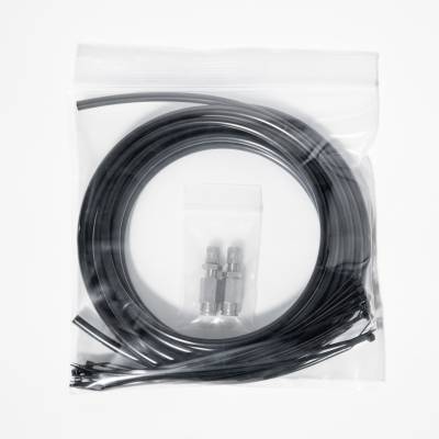 Logiq Air Suspension - Logiq Air Suspension 88-90003 Manual Inflation Kit w/Valves 16' Line Zip Ties