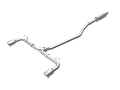 aFe Power - aFe 49-37015-P 2.5" Cat-Back Exhaust w/Polished Kit for 14-18 Mazda 3 2.0/2.5L