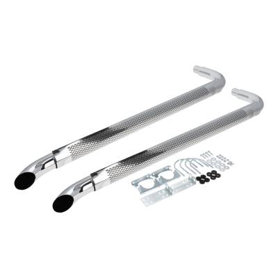 Patriot Exhaust - Patriot Exhaust H1080 80" Shield Side Pipe Exhaust Available 4 Length Universal
