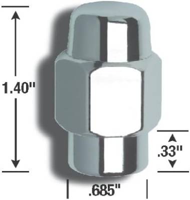 Gorilla Automotive - Gorilla Automotive 72187B Wheel Lug Nut Set