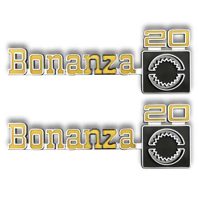 Trim Parts - Trim Parts 9925 76-80 Chv Bonanza 20 3/4 Ton Fender emblems