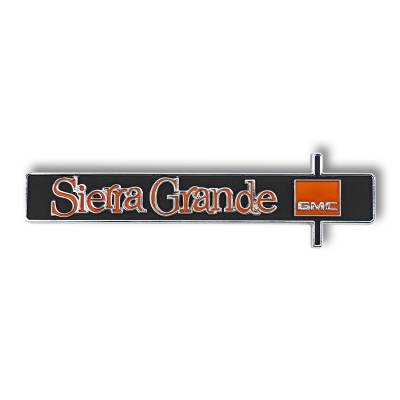 Trim Parts - Trim Parts 9706 75-80 GMC Full Size Truck Sierra Grande Dash Emblem