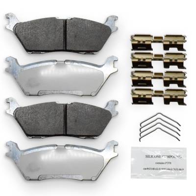 NRS Brakes - NRS Brakes NS2383 REAR Disc Brake Pad Set for Ford/Lincoln 2.7/3.0 3.3 3.5 5.0