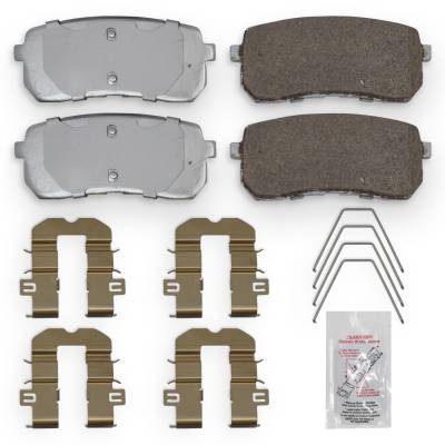 NRS Brakes - NRS Brakes NS2309 Rear Disc Brake Pad Set for Hyundai/Kia 3.3 3.8