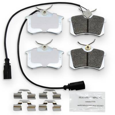NRS Brakes - NRS Brakes NS340 REAR Disc Brake Pad Set for Audi/Volkswagen