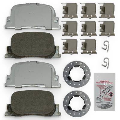 NRS Brakes - NRS Brakes NS835 REAR Disc Brake Pad Set for Lexus Scion & Toyota
