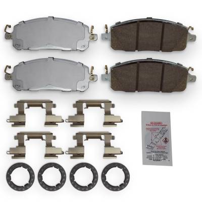 NRS Brakes - NRS Brakes NS2413 FRONT Disc Brake Pad Set for INFINITI Mitsubishi Nissan 3.5
