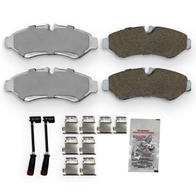 NRS Brakes - NRS Brakes NS2201 REAR Disc Brake Pad Set for Freightliner Mercedes-Benz