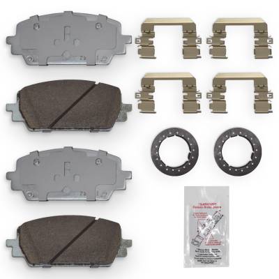 NRS Brakes - NRS Brakes NS2380 FRONT Disc Brake Pad Set for Genesis Hyundai/Kia 1.6/2.5
