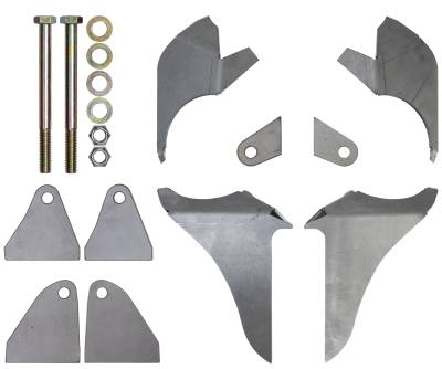 Carli Suspension - Carli CS-DCBGUSSET-03 Bucket Gusset w/Motor Mount Doubler for 03-09 RAM 2500