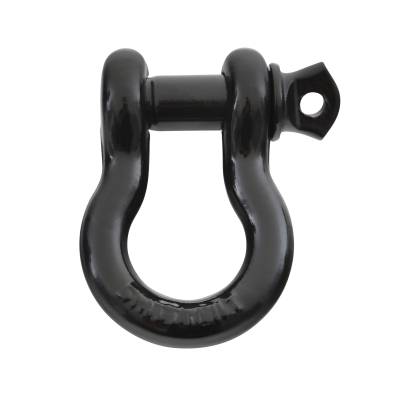 Smittybilt - Smittybilt 13046B Shackle 1/2" D-Rings 2.0 Tons Black Each