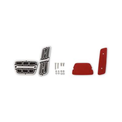 Drake Muscle - Drake Muscle CA-180005-A 10-14 Chevrolet Camaro Brake Pedal Pad Trim