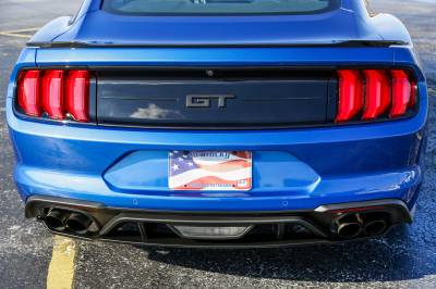 Drake Muscle - Drake Muscle JR3B-6540544-A Low-Profile Spoiler Kit for 18-22 Ford Mustang