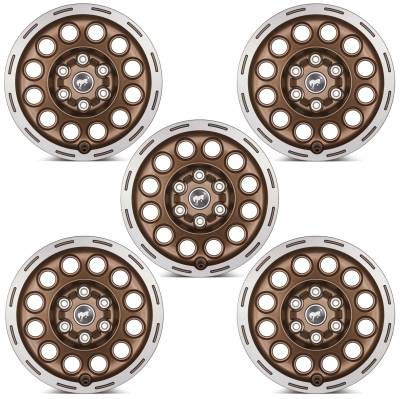 Ford Performance Parts - Ford Performance M-1007K-P1780BRN 17x8 Sinister Bronze Wheel Kit for Bronco