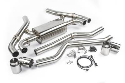 Dinan - Dinan D660-0085 Free Flow Axle-Back Exhaust for 20-24 BMW M340i/M440i