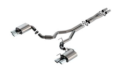 Borla - Borla Exhaust 140962 S-Type Cat-Back Exhaust System 24-26 Ford Mustang GT 5.0L