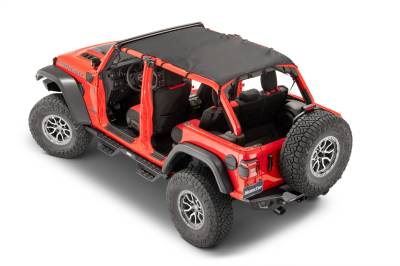 MasterTop - MasterTop 14305624 Bimini Top Plus MasterTwill for 18+ Wrangler JLU 4DR