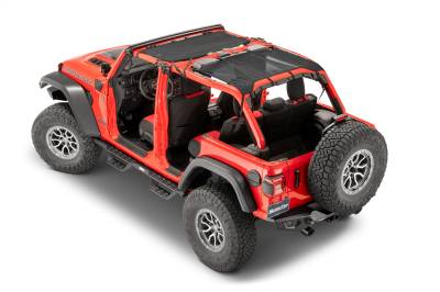 MasterTop - MasterTop 14205601 ShadeMaker Freedom Mesh Bimini Top for 18+ Wrangler JLU 4DR
