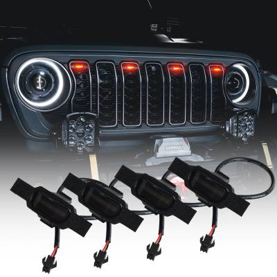 Oracle Lighting - Oracle Lighting 5889-005N-T Pre-Runner LED Grille Light Kit for 24-26 Jeep JL/JT