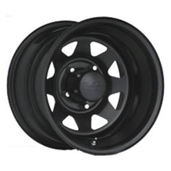 Black Rock - Black Rock 929B-585540 15X8 5x5.50 -13 108.71 Matte Black Blackjack Steel Wheel