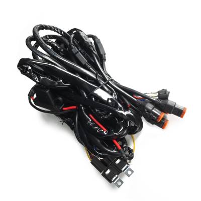 Oracle Lighting - Oracle 5921-7-Q 7 Quad Wiring Harness w/40A Relay/Switch Deutsch DT06 4P Assy